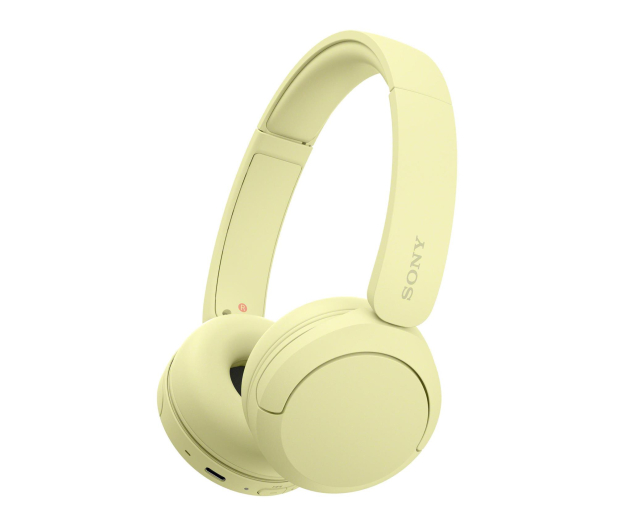 SONY WH-CH520 Żółte - 1324698 - zdjęcie